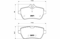 фото thumb №1, Textar тормозные колодки тормозные mercedes задняя r231 sl 3,0-4