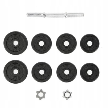 SG04 ЧУГУННАЯ Гантель 15 КГ HMS