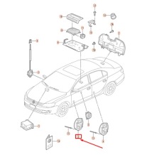 фото thumb №7, Volkswagen jetta a6 динамік басовий w передніх дверях 5c6035453b