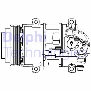 фото thumb №2, Delphi cs20499 компрессор, кондиционер