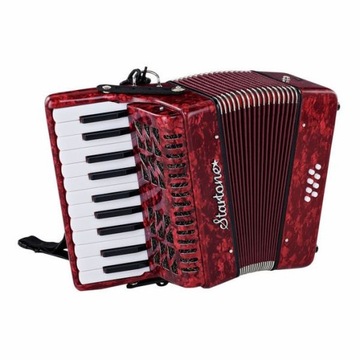 Startone Kids Accordion Red MKII Клавишный аккордеон детский + чехол