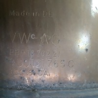 фото thumb №3, Vw passat b6 фильтр dpf 3c0131765c