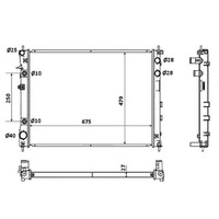 фото thumb №1, Радиаторов воды subaru tribeca 05- 3.0 3.6