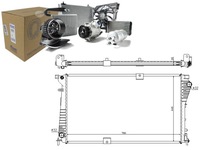 фото thumb №1, Радіатор двигуна nissan primastar opel vivaro a r