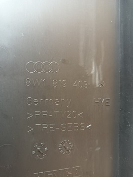 фото thumb №8, Audi a4 b9 8w sedan комплектні панель під лобовим склом версія eu 8w1819403 72km