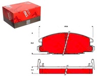 фото thumb №1, Trw гальмівні колодки гальмівні isuzu campo 2.0 4wd kb43. kb