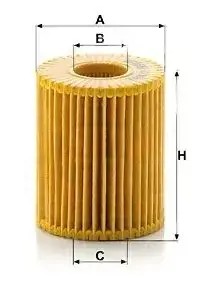 Купити Фільтр оливи hu 7009 з mann-filter, фото thumb