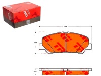 Купить Комплект тормозных колодок тормозных trw bbp2082 0986ab2193, фото thumb