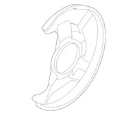 фото thumb №1, Захист диск перед ліва mazda cx-7 cx-9 06-15