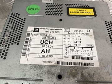 фото thumb №3, Opel corsa d радіо радіопрогравач cd 13254183