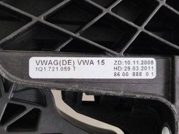 фото thumb №10, Vw eos golf vi педаль зчеплення насос накладка 1q1721059t 1k0721796k