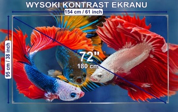 72-ДЮЙМОВЫЙ ПОРТАТИВНЫЙ СКЛАДНОЙ ЭКРАН HD 16:9
