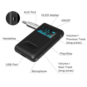 АДАПТЕР BLUETOOTH-ПРИЕМНИК-ПЕРЕДАТЧИК ДЛЯ АВТОМОБИЛЯ