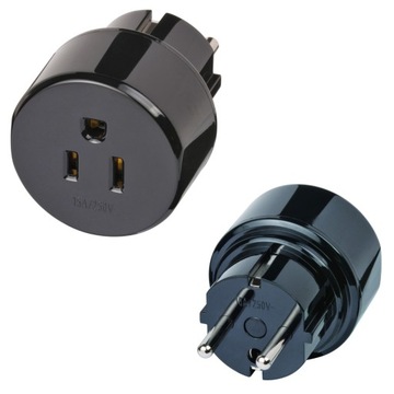 ADAPTER PODRÓŻNY PRZEJŚCIÓWKA Z UZIEMIENIEM USA Japonia, Kanada, Dominikana