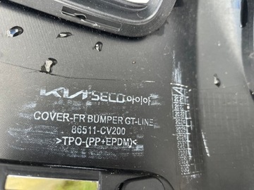 фото thumb №16, Kia ev6 gt-line 21- бампер перед переднє решітка радіатора решітка оригінал