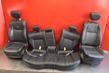 фото thumb №5, Сидіння сидіння комплект боковина обшивки шкіряні eu infiniti fx 2 ii рестайлінг 11-13