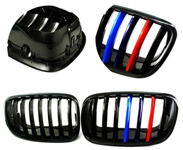 фото thumb №10, Решітка радіатора решітки радіатора bmw x6 m e71 2009-14 m-color m- набір