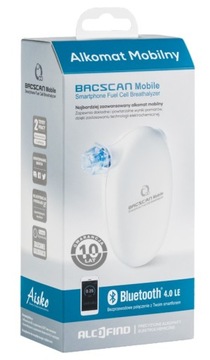 Алкотестер BACscan Mobile с сертификатом Bluetooth 4.0 +, калибровки