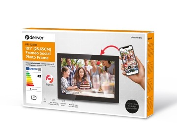 ЭЛЕКТРОННАЯ ЦИФРОВАЯ ФОТОРАМКА LED IPS 10 ДЮЙМОВ WIFI 1280x800 ЧЕРНАЯ