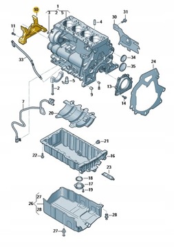 фото thumb №10, New оригінал ущільнювач вала колінчастого переднє