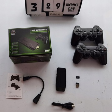 БЕСПРОВОДНАЯ КОНСОЛЬ РЕТРО HDMI 2 ПАНЛОДА + 15 000 ИГР