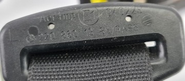 фото thumb №2, Pas натягувач лівий зад mercedes w220 2208601385