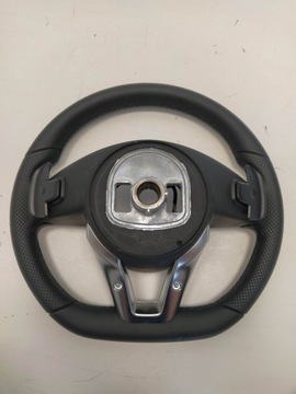 фото thumb №10, Нова mercedes cla w117 a w176 w218 кермо пелюстки шкіра чорна nić