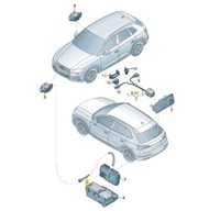 фото thumb №5, Адаптер камеры перед audi q5 sq5 80a971192 aso