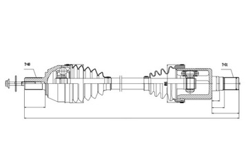 фото thumb №5, Полуось приводная левая volvo s60 ii d3 d4 d5 10-15