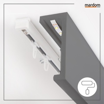 НАКРЫТИЕ КАРДИНА КРЫШКА ПОД LED DECO MARDOM 12м 6 шт.