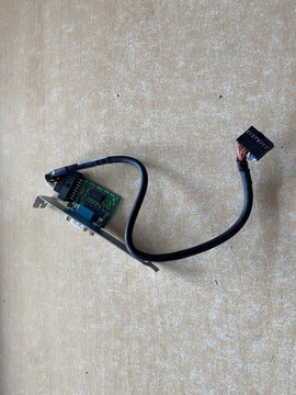 Плата контроллера PCI-E Serial COM RS-232, предназначенная для HP