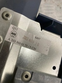 фото thumb №5, Ролета сетка багажника синяя mercedes w203 00-07