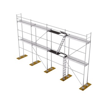 Rusztowanie fasadowe rusztowania STAL typ P70 Plettac 80m2 Zestaw