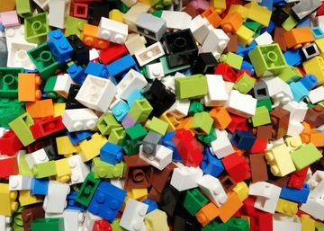 Оригинальные строительные блоки Lego Кирпич Кирпич 1x1 1x2 2x2 MIX 0,05 кг 50 г