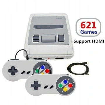 КОНСОЛЬНЫЙ ТВ ИГРА 621 ИГРЫ HDMI РЕТРО 8 БИТ