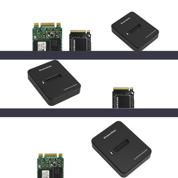 ДОКЦИЯ SSD КАРМАННЫЙ НАКОПИТЕЛЬ M.2 NVME/SATA USB-C 3.1 АДАПТЕР ВНЕШНЕЙ СТАНЦИИ