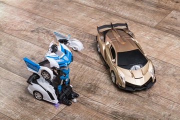АВТОМОБИЛЬНЫЙ РОБОТ 2в1 RC АВТОМОБИЛЬНЫЙ РОБОТ ПОЛИЦИЯ