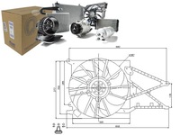 фото thumb №1, Nissens вентилятор радиатора с корпус opel astr