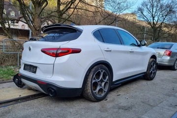 фото thumb №2, Спойлер do alfa romeo stelvio 2016-2021+ козирок abs тюнінг