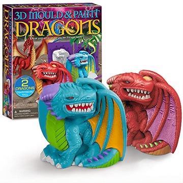 Гипсовые слепки для детей DRAGON 3D T-REX For Play
