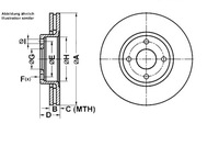 фото thumb №1, Ate 24.0124-0149.1 диск гальмівна