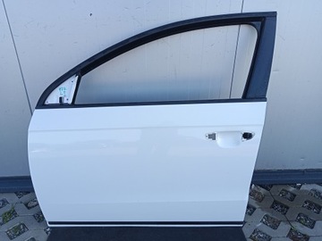 фото thumb №2, Дверь левый перед белый vw passat b7 lb9a