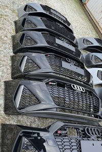 фото thumb №11, Бампер решётка радиатора решётки проводка audi rs6 rs7 карбон....
