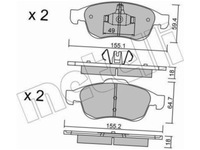 фото thumb №2, Гальмівні колодки перед renault captur i 1.2 1.5 13- ii 1.0-1.5 20- zoe 19-