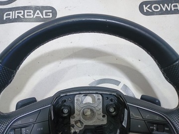 фото thumb №12, Audi a4 b9 s4 rs4 a5 8w0 руль mutlifunkcyjna s-line лепестки кожа