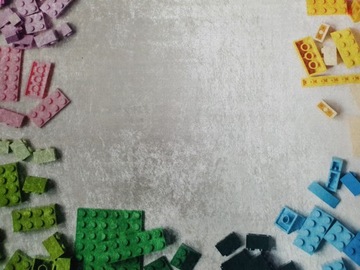 ЦИФРОВОЙ цветной ковер с кубиками 160х230 для игры с кубиками Lego duplo cobi