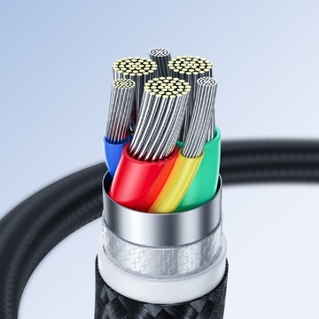 Прочный кабель для iPhone Surpass Series USB-C - Lightning 20Вт 0,25м черный