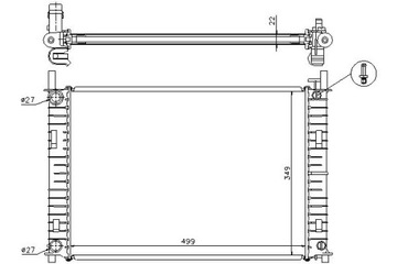 фото thumb №12, Nissens 62027a радіаторів, система охолодження двигуна