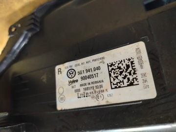 фото thumb №10, Vw golf vii ксенон bez світлодіод лампа права ліва