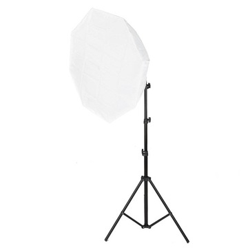 2x Lampa studyjna softbox PÓŁKULISTY żarówka 170W